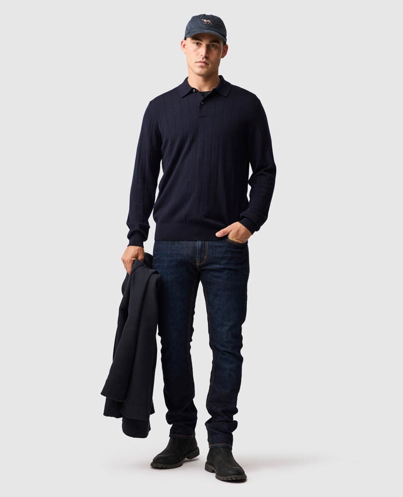 Murdoch Knit, INK, Off Front