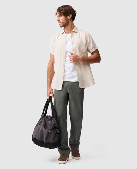 Palm Beach Sports Fit Shirt, OATMEAL