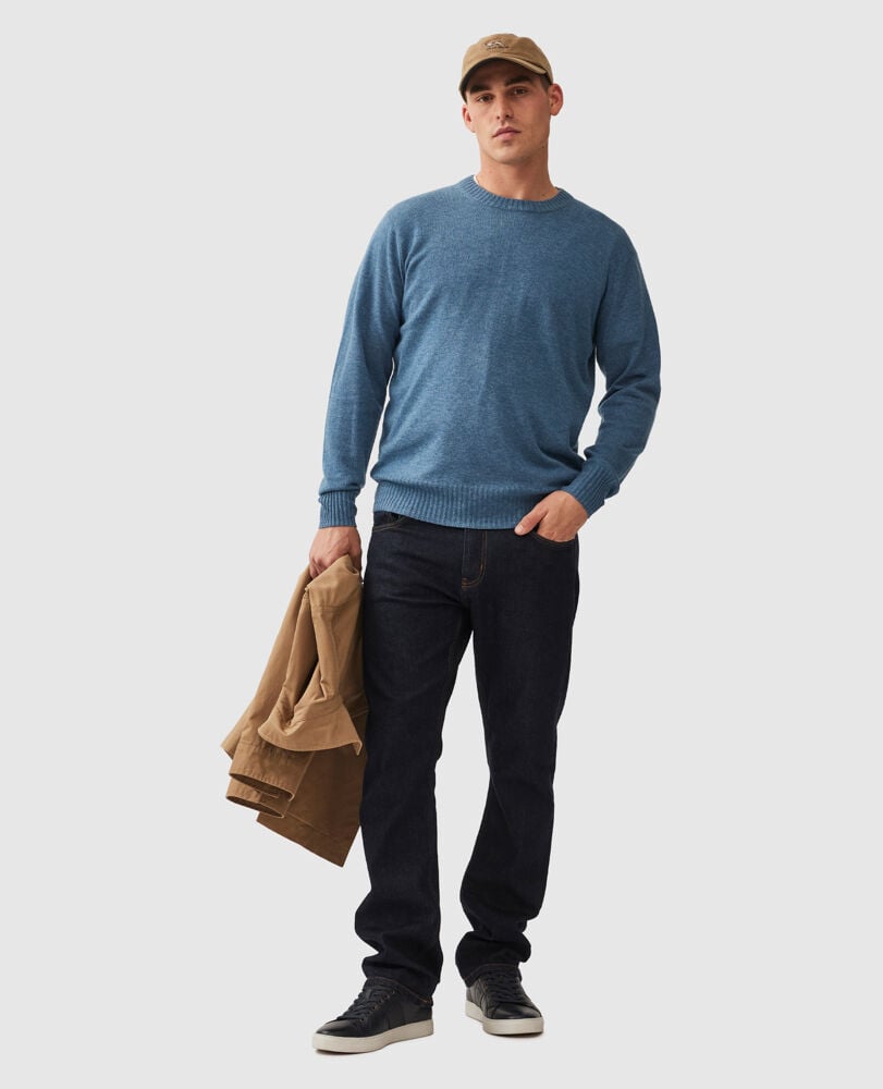 Christchurch Knit, STONEWASH, Off Front