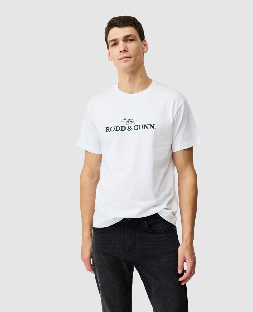 The Logo Sports Fit Tee 2.0, SNOW, Front