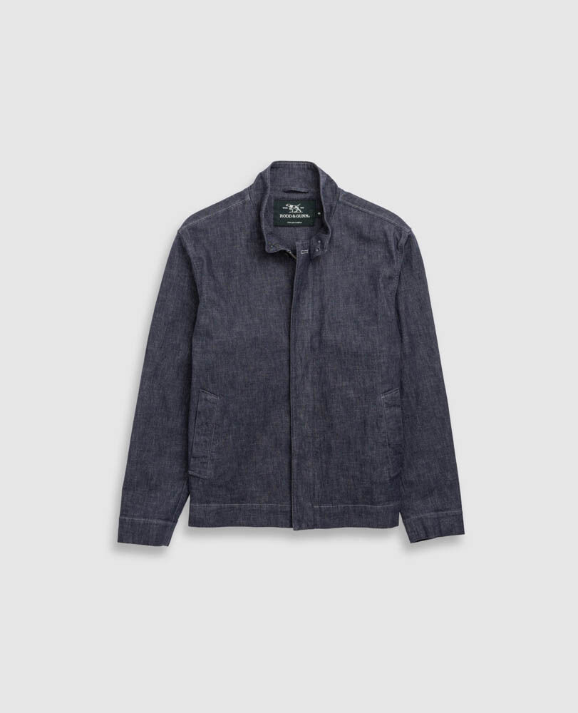 Monaghan Jacket, INDIGO, Flat Lay