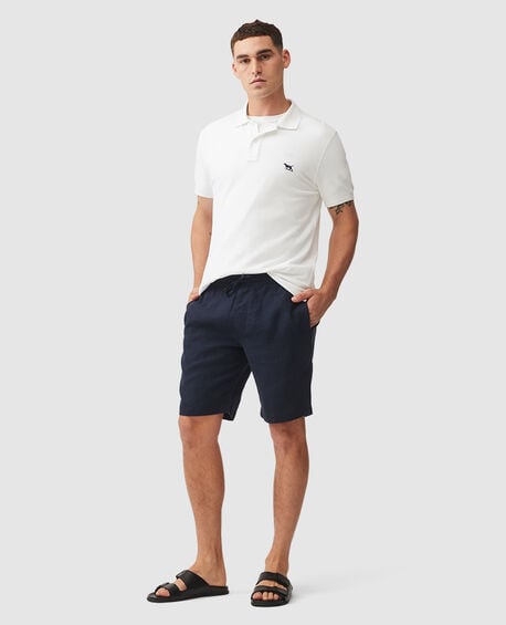 Linen 9" Resort Short, NAVY