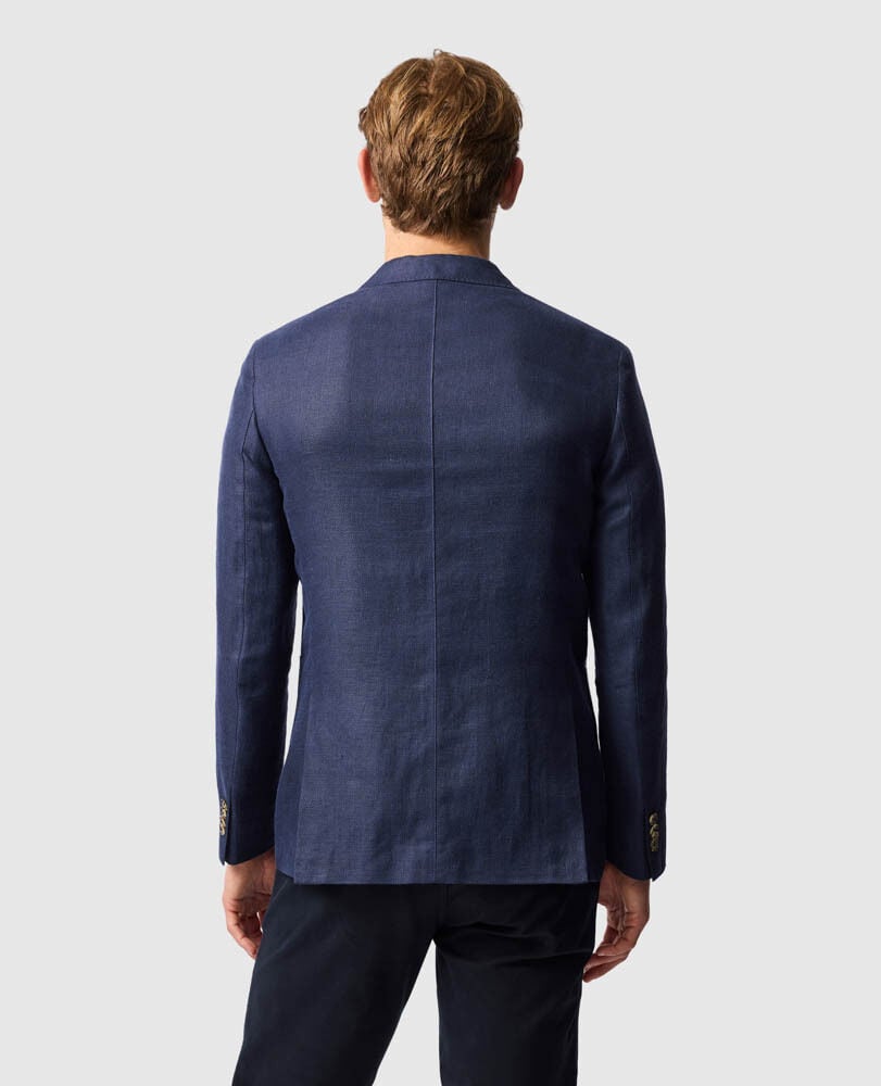 The Cascades Sports Fit Jacket, MIDNIGHT, Back