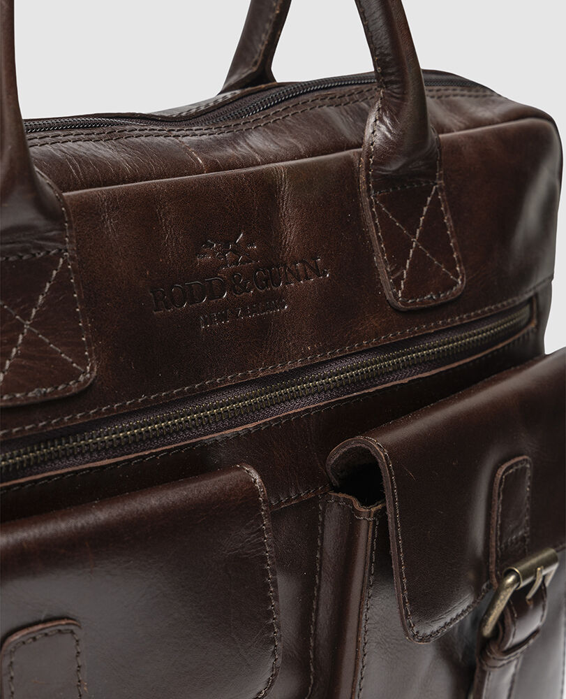 Picton Briefcase, CHOCOLATE, Detail 3