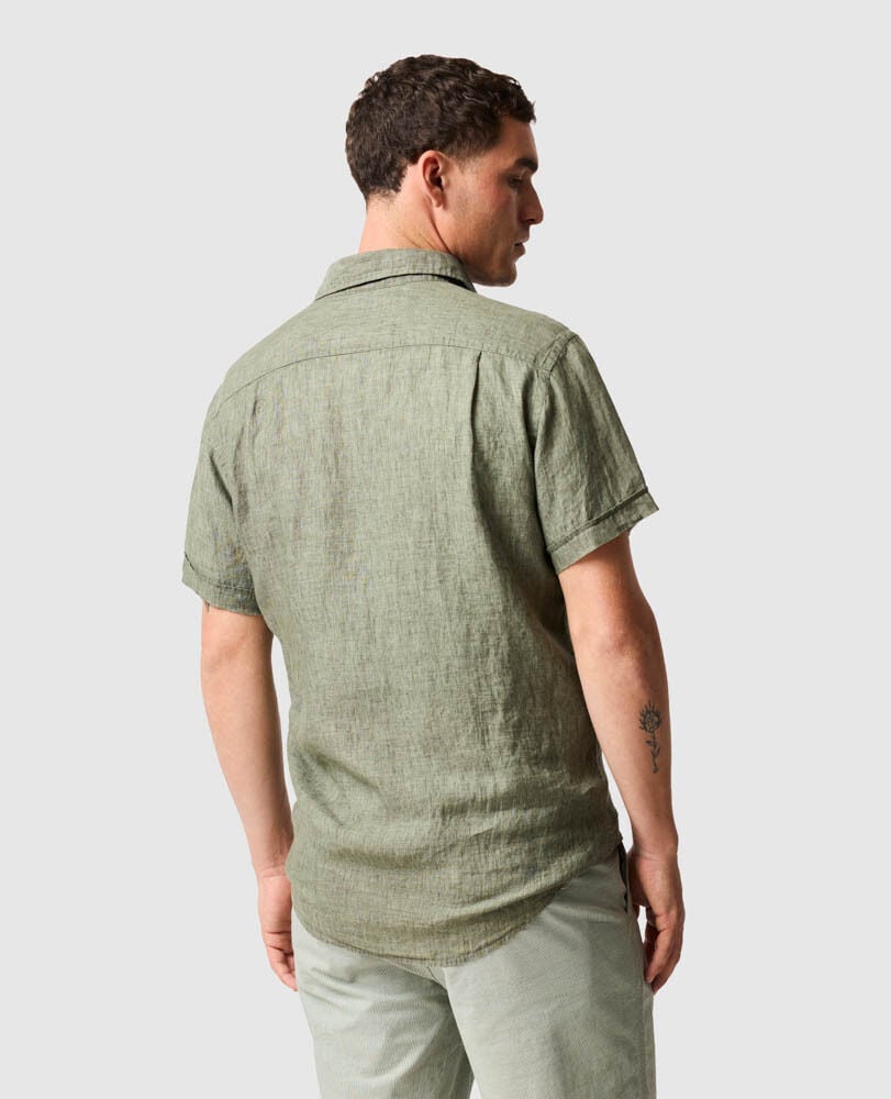 Cathedral Cove Sports Fit Shirt, KELP, Back