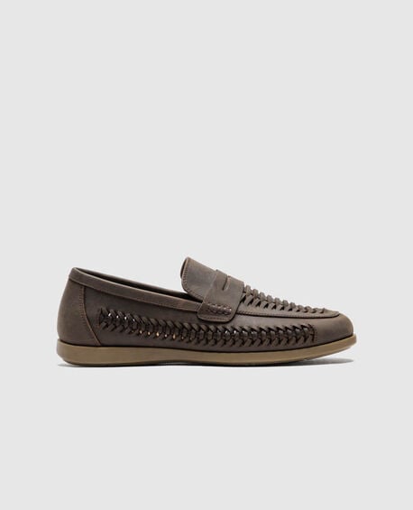 Gisborne Huarache Slip On, CHOCOLATE