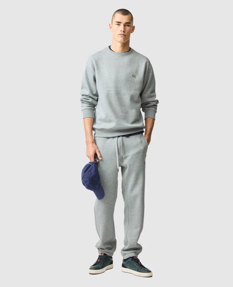 Otago Crew Neck Sweat, SLATE
