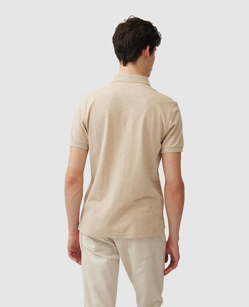 Gunn Lightweight Polo, OAT, Back