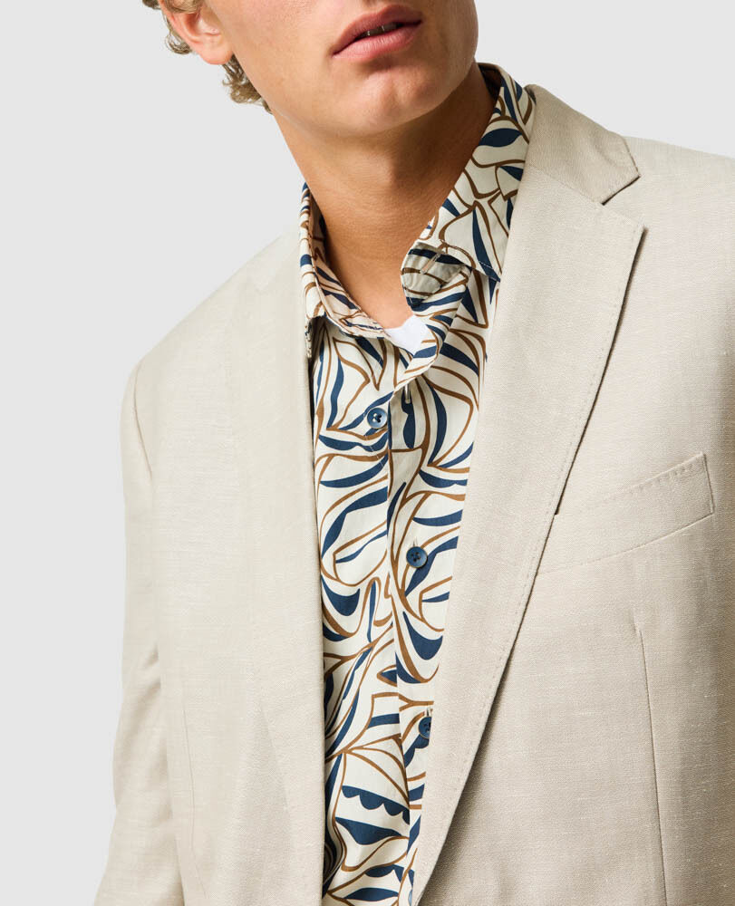 Roving Beach Sports Fit Jacket, PUTTY, Detail 3