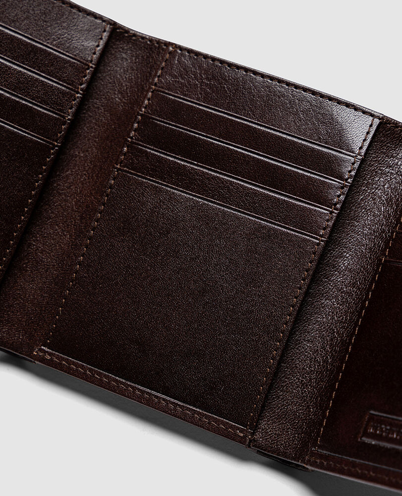 Wesport Tri Fold Wallet, CHOCOLATE, Detail 2