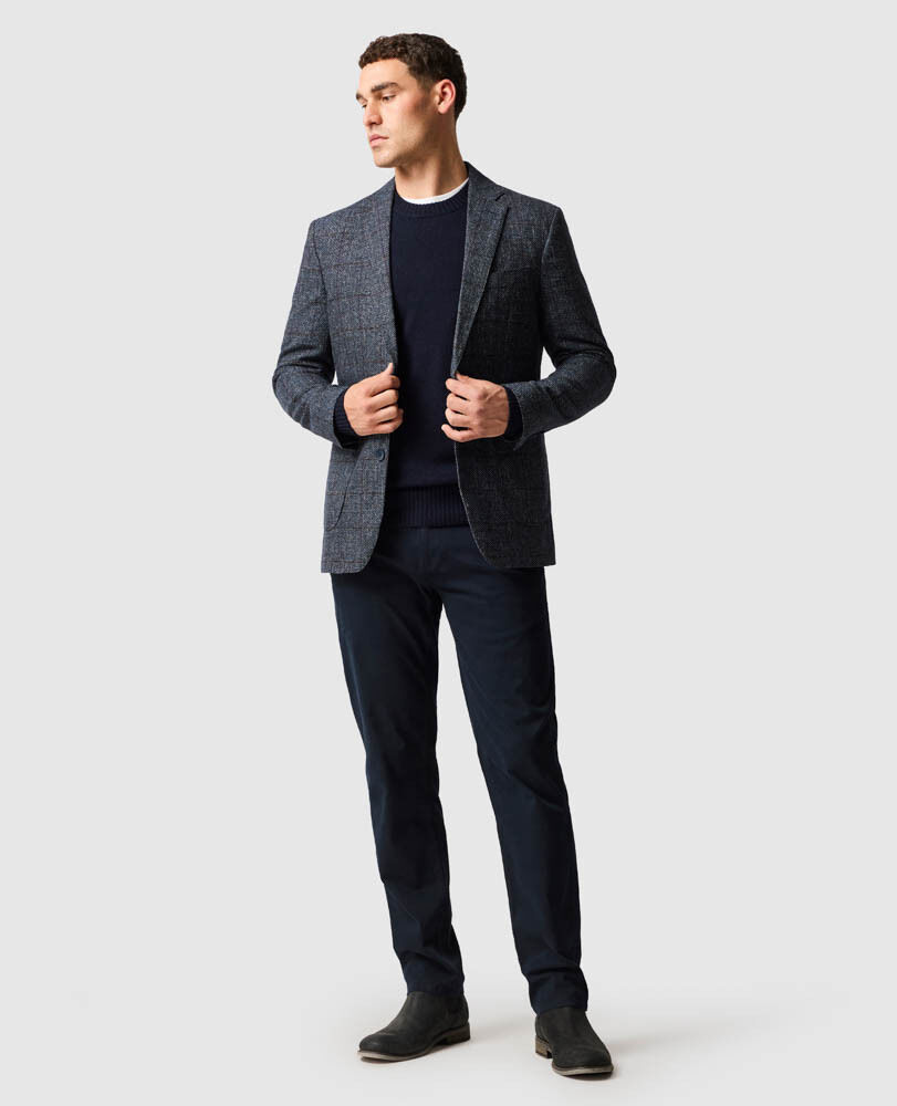 Selwyn Island Jacke mit sportlicher Passform, ZINN, Off Front