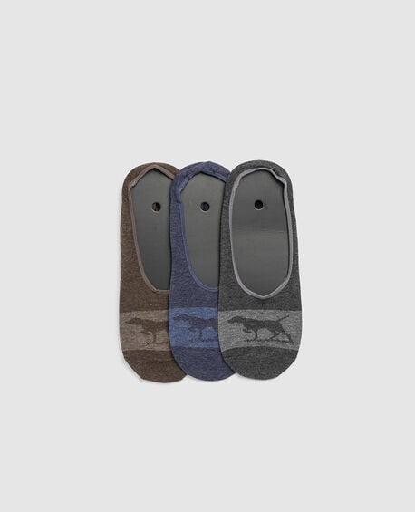 Gunner Lo Show Sock 3 Pack, DARK WASH MUL