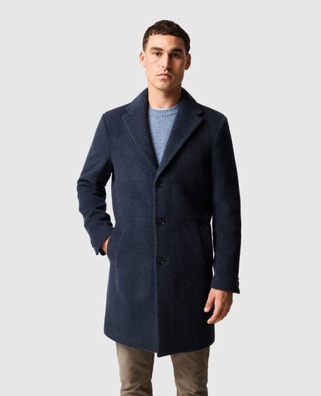 Colwood Coat, NAVY MARLE
