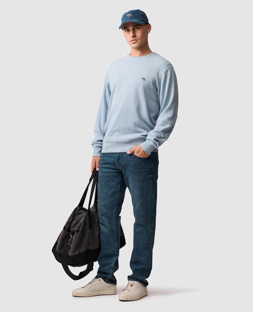 Gunn Crew Neck Sweat, ARCTIC, Off Front