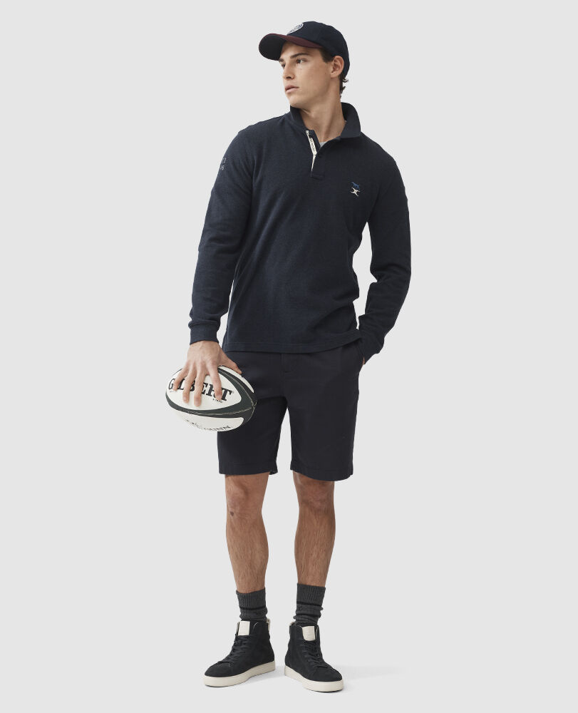 Meadow Lane Polo, NAVY, Off Front