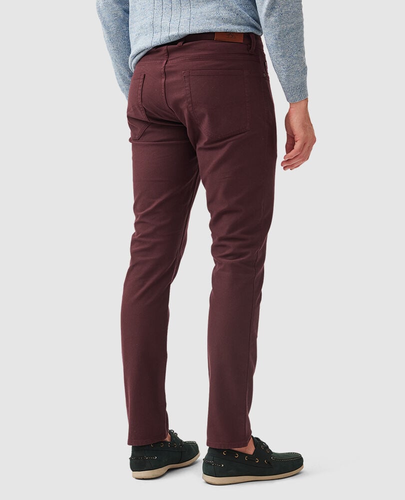 Motion 2 Straight Jean, GARNET, Back