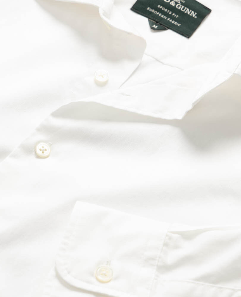 Freshford Sports Fit Shirt, SNOW, Detail 2