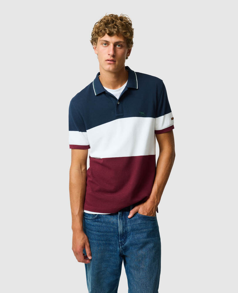 Homebay Sports Fit Polo, OXBLOOD, Front