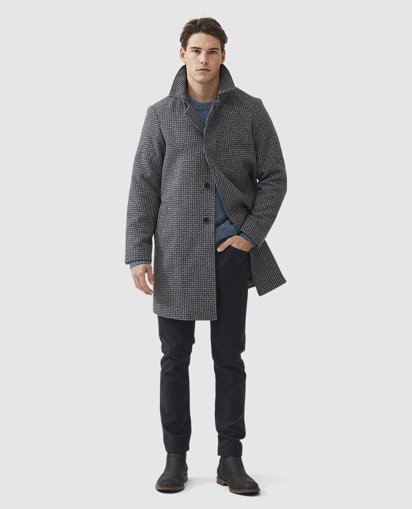 Hundalee Coat, DUSK, Off Front