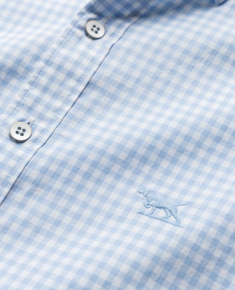 Oxford Bayshore Gingham Sports Fit Shirt, MALIBU, Detail 2