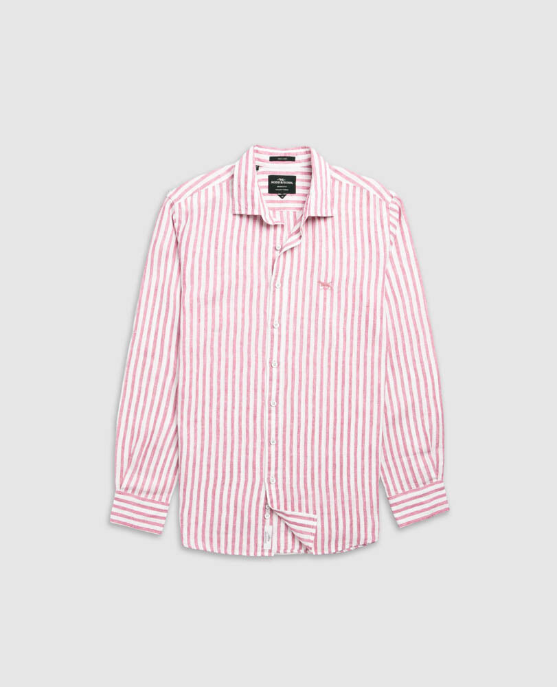 Seadown Sports Fit Shirt, ROSEWATER, Flat Lay