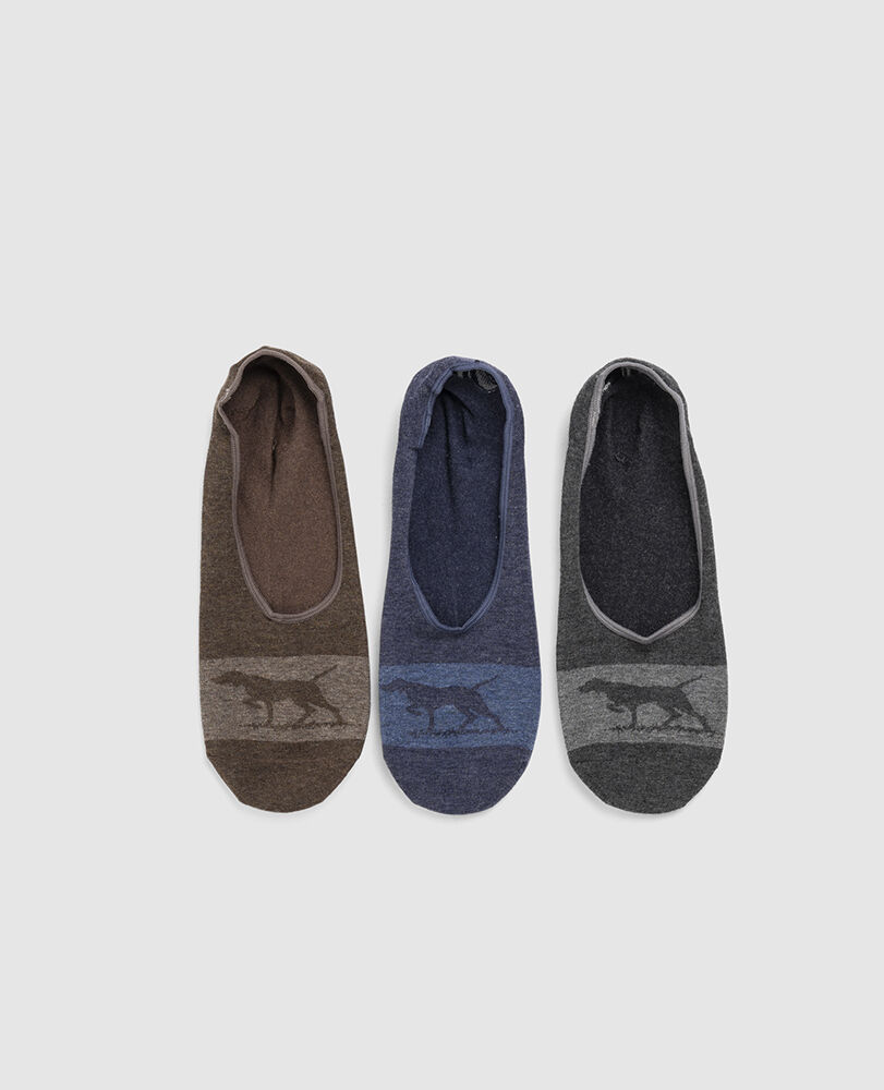 Gunner Lo Show Sock 3 Pack, DARK WASH MUL, Back