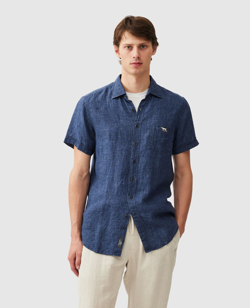 Cathedral Cove Sports Fit Shirt, MARINE, Front