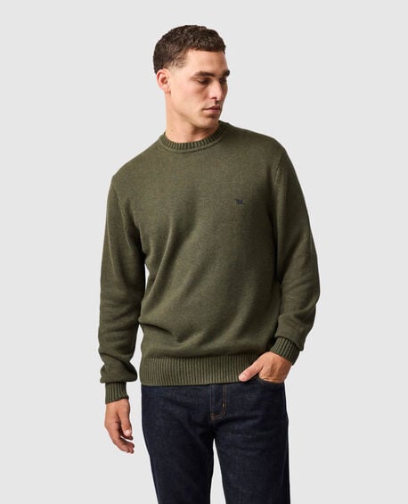 Gunn Crew Knit, LODEN
