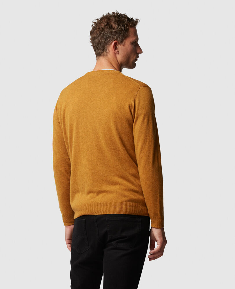 Queenstown Sweater, MUSTARD, Back