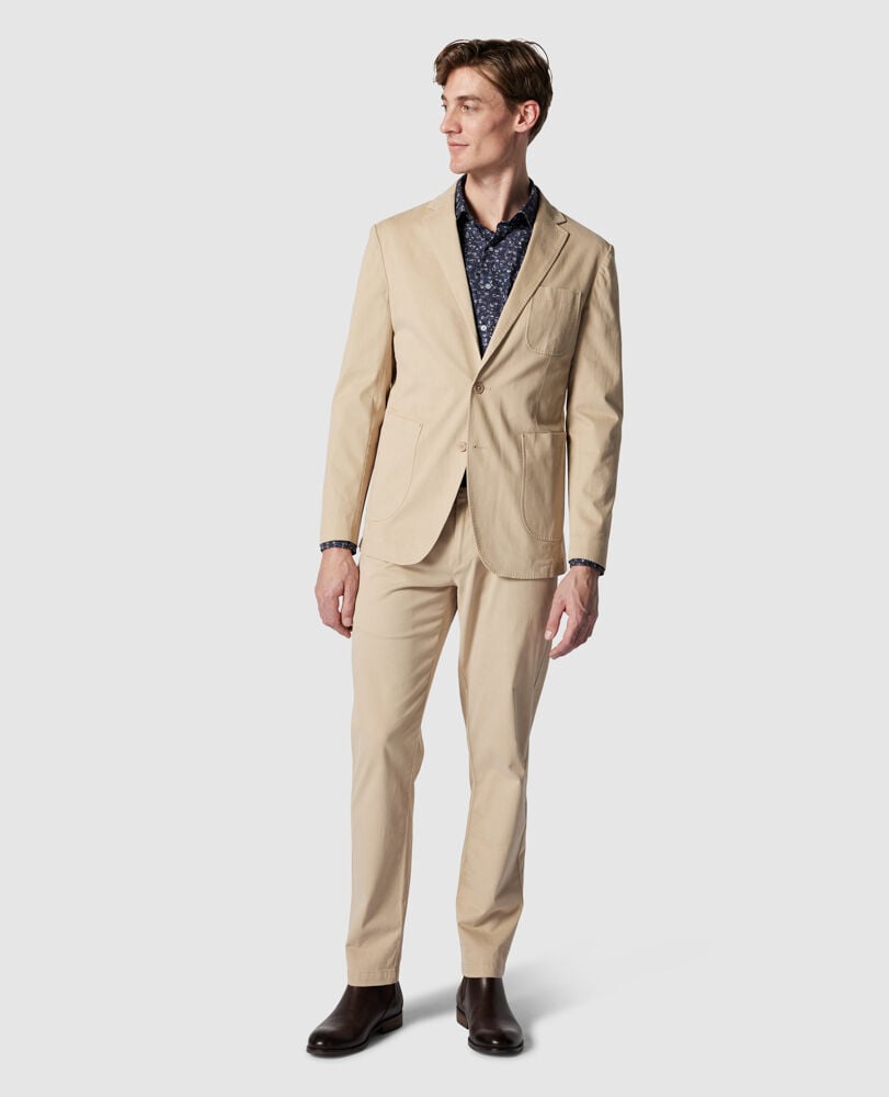 Owen Valley Sports Fit Jacket, NATURAL, Off Front
