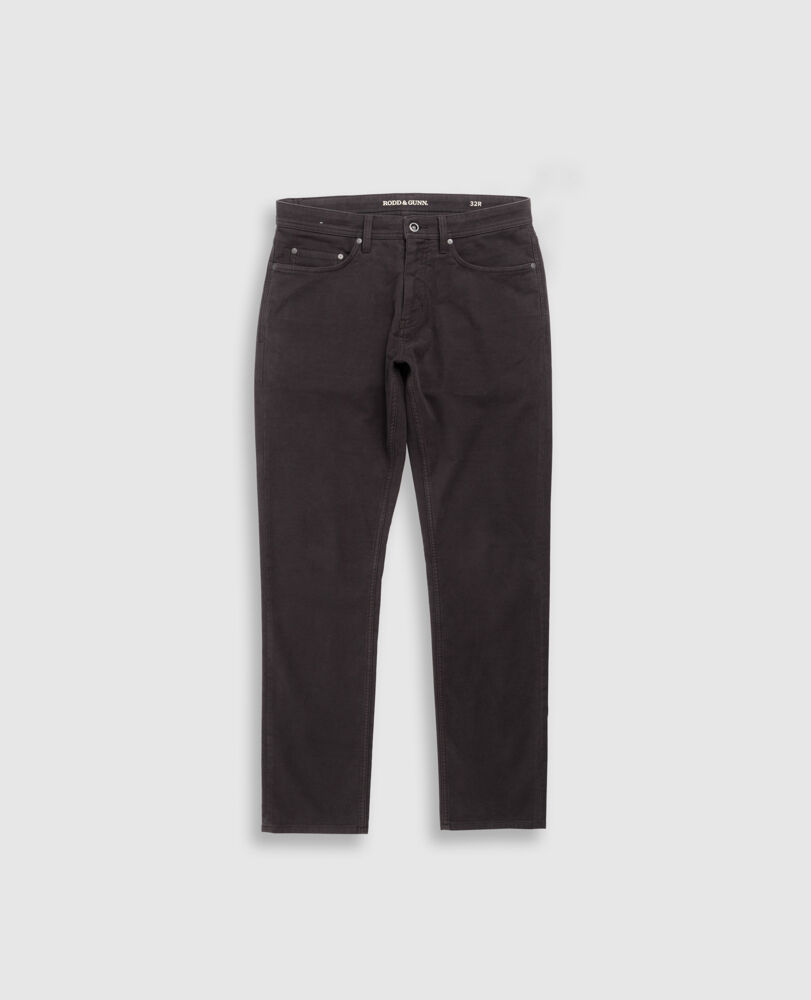 Albury Moleskin Straight Jean, FOSSIL, Flat Lay