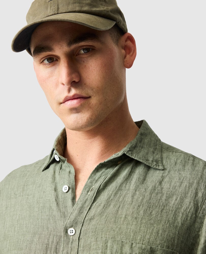 Palm Beach Sports Fit Shirt, KELP, Detail 3