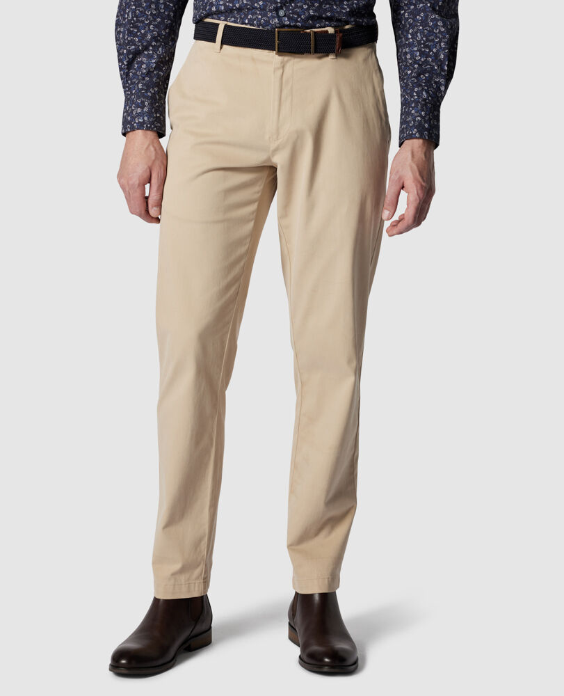 Edgars Road Straight Fit Pant, NATURAL, Front