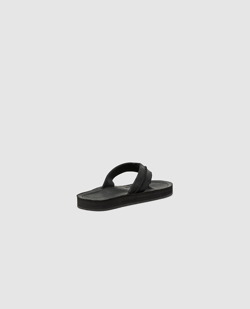 Piha Jandal, BLACK, Back