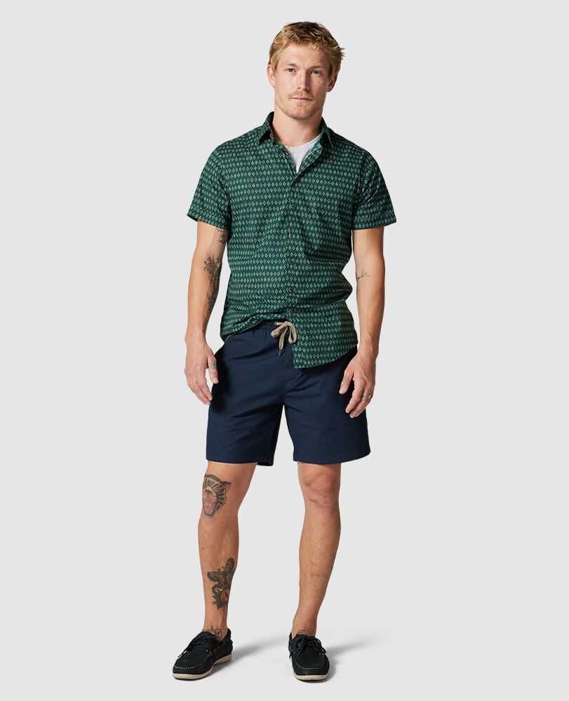 Warring Taylor Sports Fit Shirt, SMARAGD, Off Front