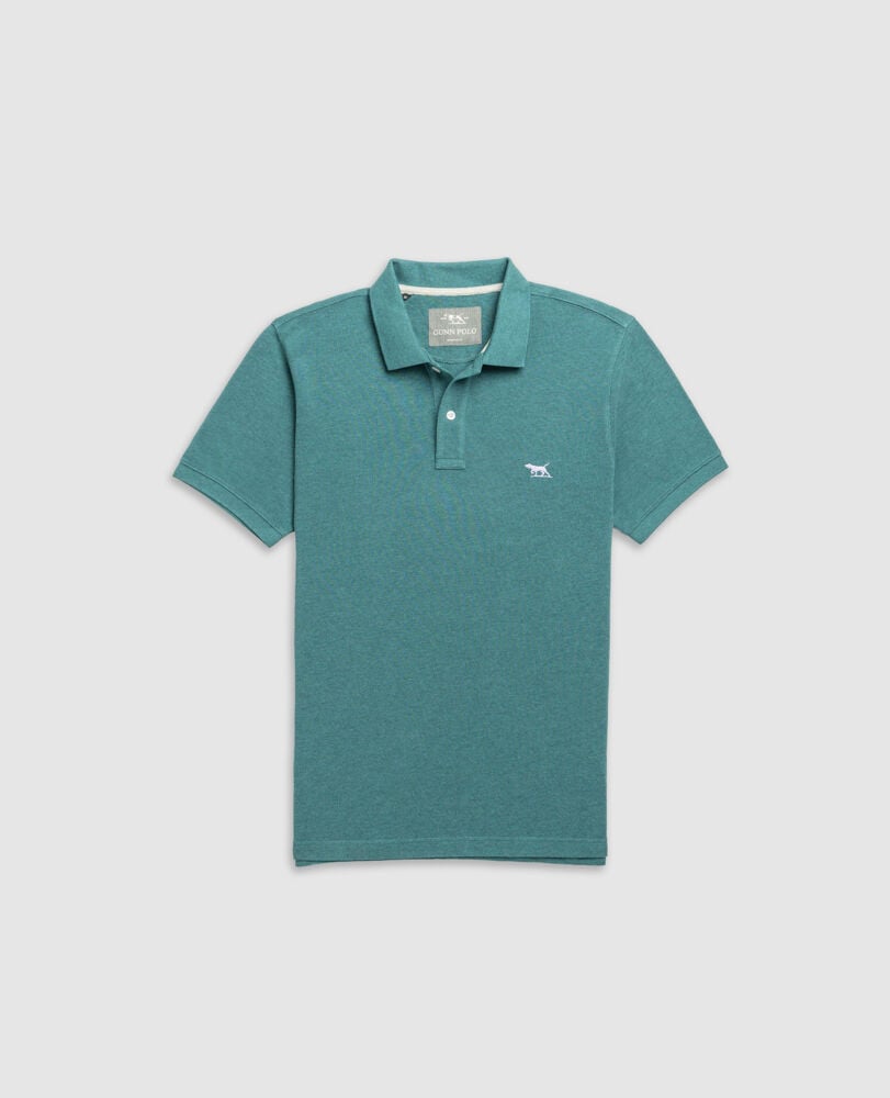 The Gunn Sports Fit Polo, JUNGLE, Flat Lay