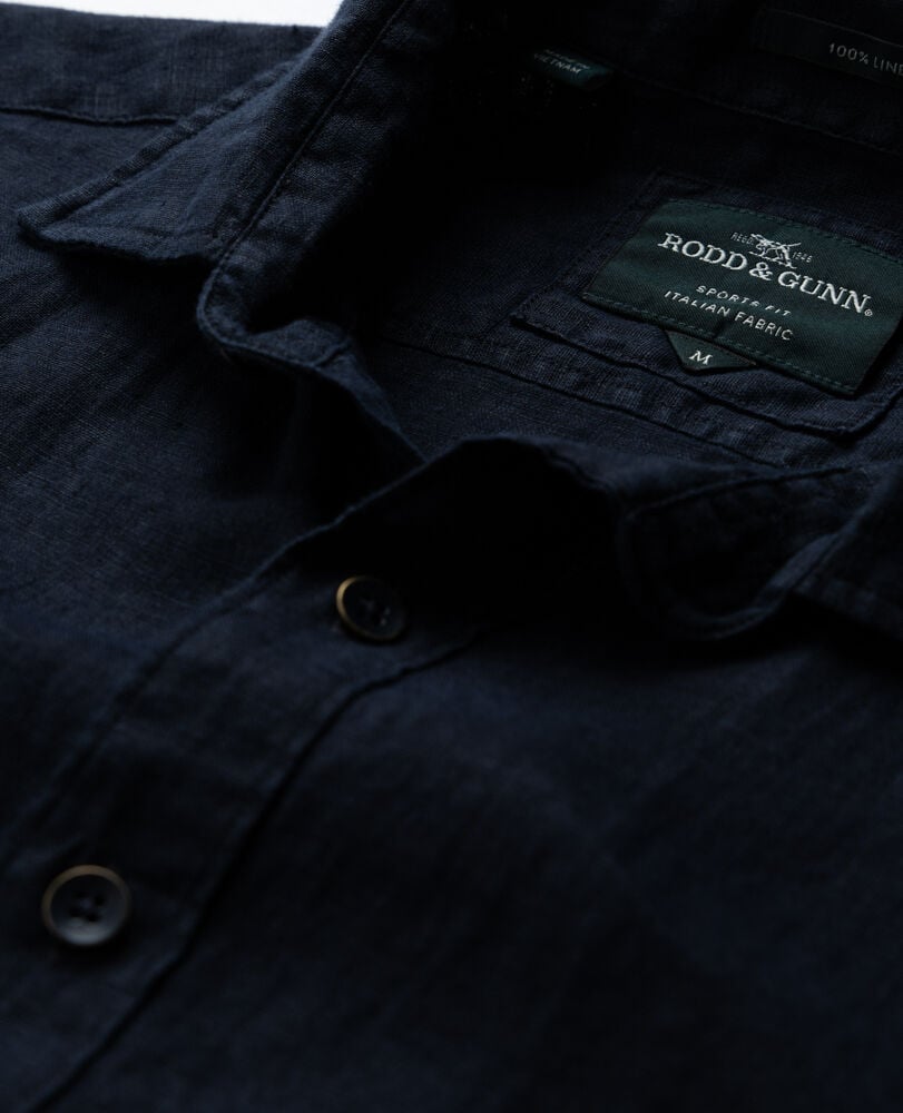 Chemise coupe sportive Palm Beach, BLEU NUIT, Detail 2