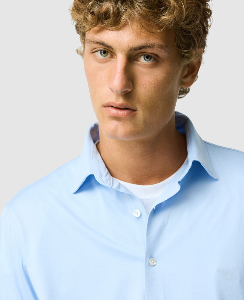 Ascot Park Sports Fit Shirt, SKY BLUE, Detail 3