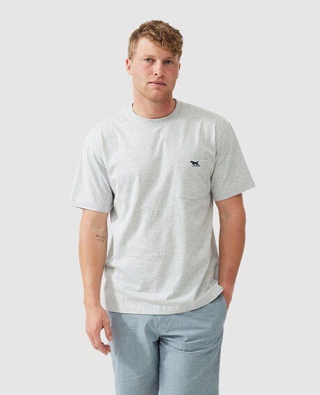 Gunn Original Fit Tee, PEBBLE