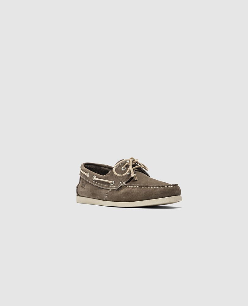 Viaduct Boat Shoe · Charcoal 41, CHARCOAL, Off Front