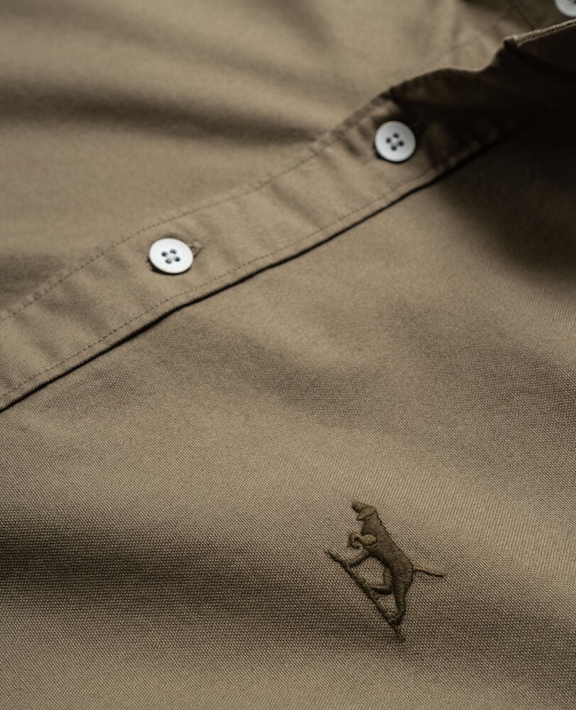 Gunn Oxford Pd Sports Fit Shirt, OLIVE, Detail 2