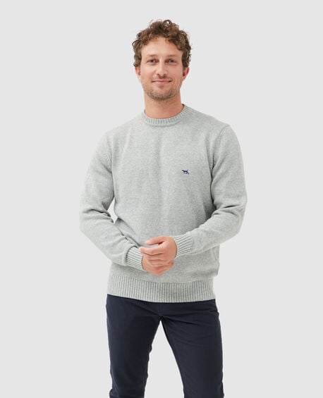 Gunn Crew Sweater, MARBLE