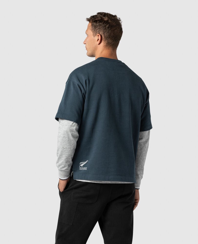 Grahams Beach Sweat, PETROL, Flat Lay