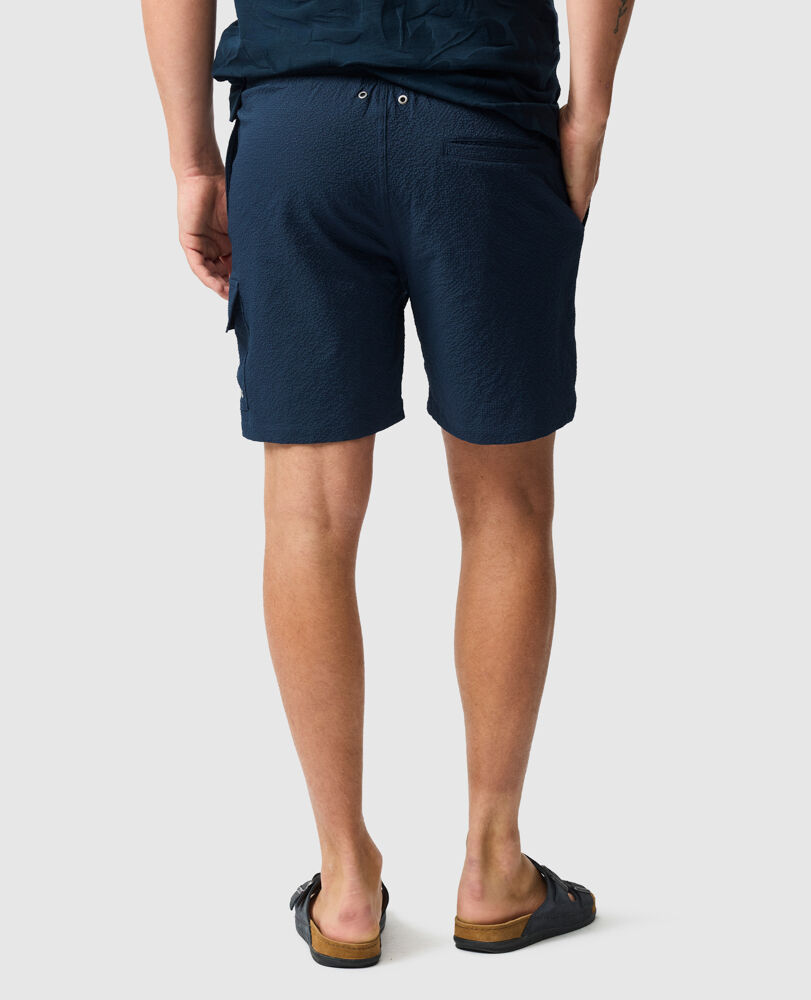 Winterton River Badeshorts, NAVY, Back