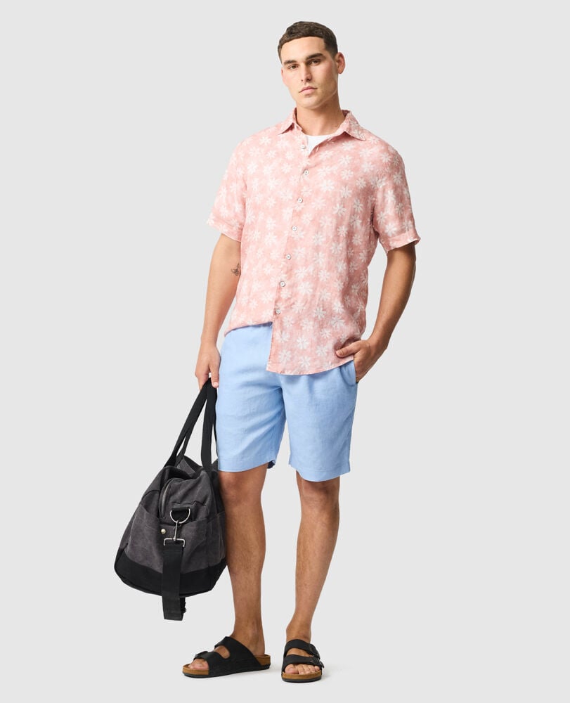 Chemise Belleknowes, FLAMANT ROSE, Off Front