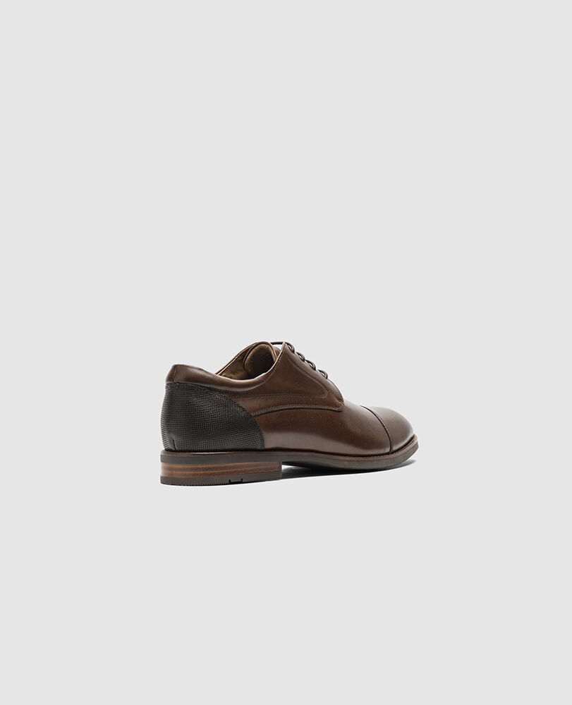 Loburn Derby Shoe, TEAK MULTI, Back