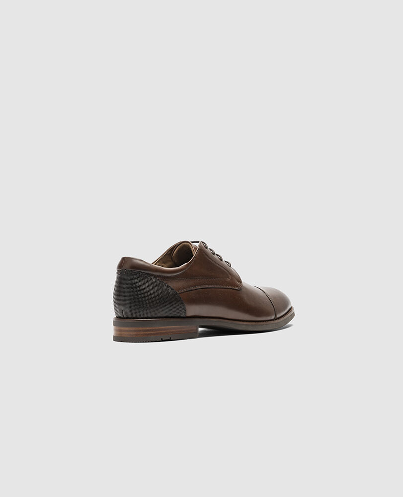 Loburn Derby Schuh, TEAK MULTI, Back