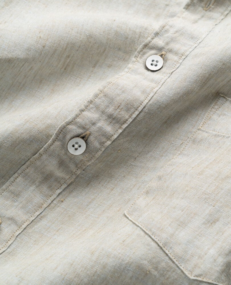 Coromandel Sports Fit Shirt, FLAX, Detail 2