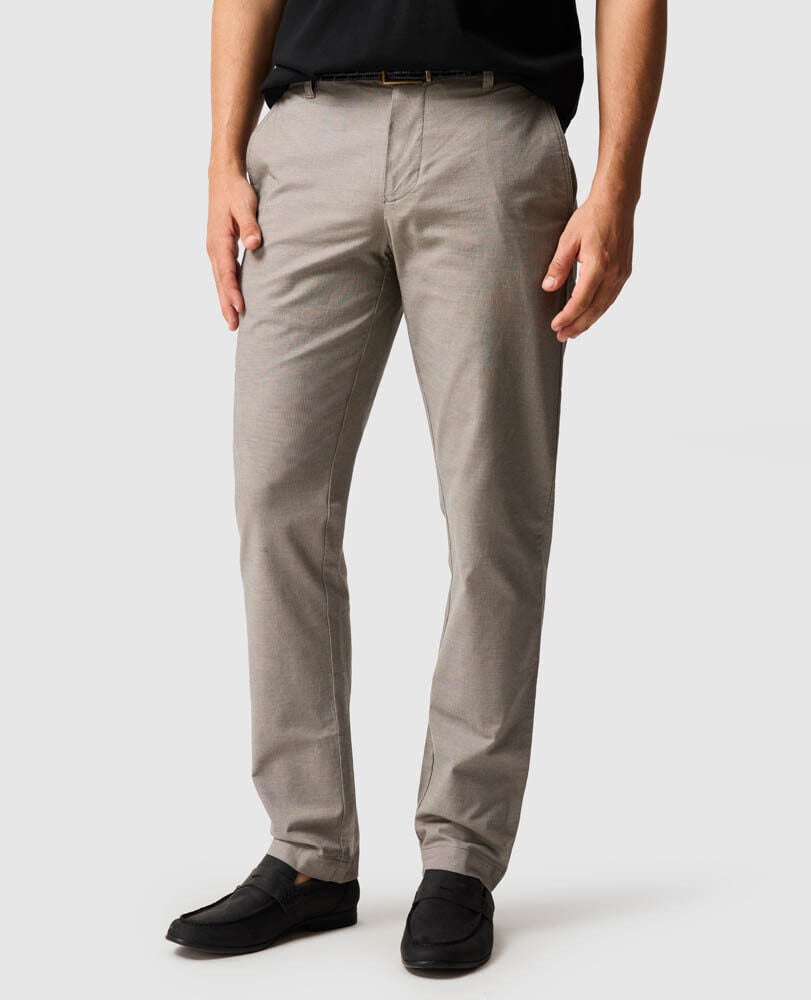 Pantalon droit chino Gunn, , Front