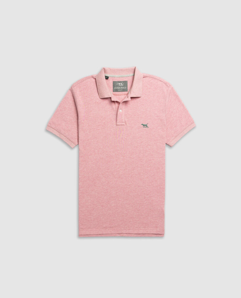 The Gunn Polo, CORAL, Flat Lay